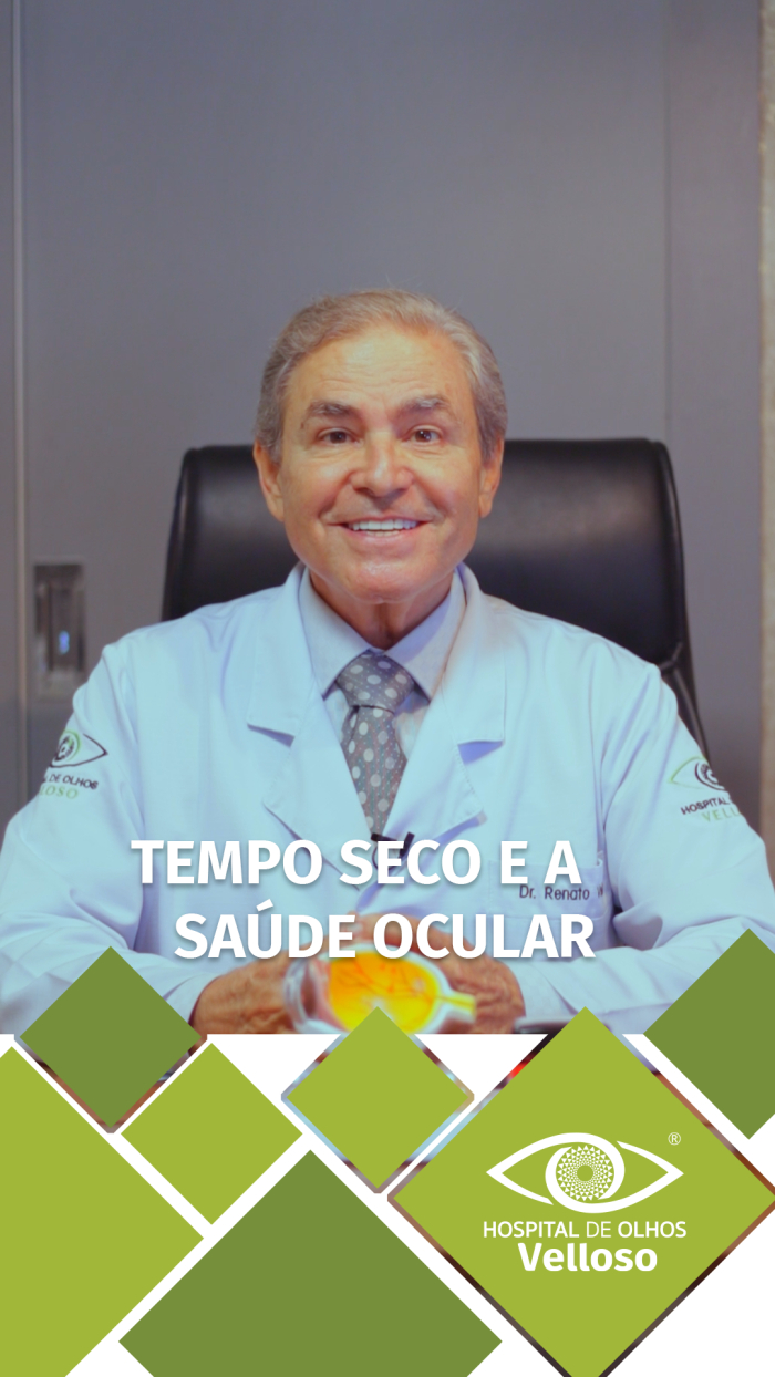 Tempo seco e a saúde ocular