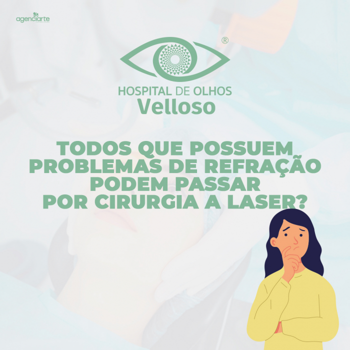 Todos que possuem problemas de refração podem passar por cirurgia a laser ?